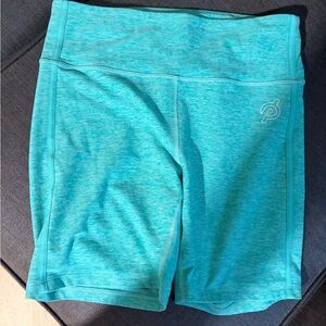 Peloton Teal Athletic Shorts